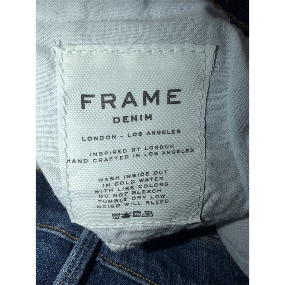 FRAME Le Garcon Amoroso Rip Distressed Boyfriend Jeans 6/28 - Picture 3 of 8